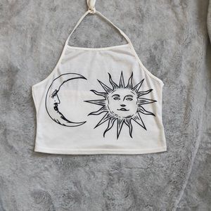 Super cute sun and moon cropped too